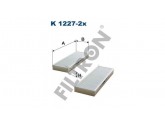 FILTRON K1227-2X | Citroen Berlingo Polen Filtresi 1609998980 6447.XF 9807746380