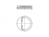Tofaş Motor Piston ve Segman Takımı 0,40mm Tempra Tipo Uno SLX 1.6 Motorlar İçin Goetze Doğan SL SLX 87-70741-040