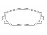 Toyota Corolla Auris 1.4 1.6 VVTI 07- Fren Balatası Ön MD2274 Federal Power